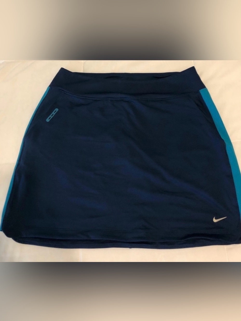 Nike Navy Mini Skirt with Teal Accent